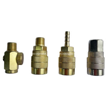 brass or iron materia Quick air coupler